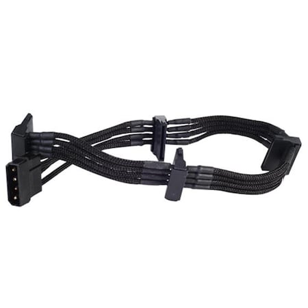 Dynamicfunction 4 Pin to 4 SATA 320 mm Extension Power Cable DY2661890